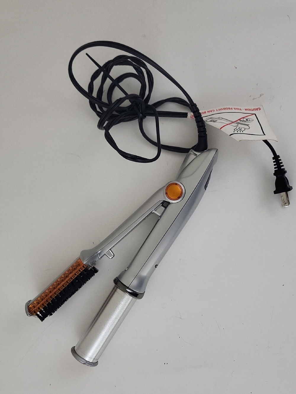 Instyler Rotating Hair Brush IS1001 Hot Curling Iron 1 1/4" Barrel Tested